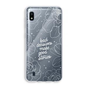 CaseCompany Good stories: Samsung Galaxy A10 Transparant Hoesje