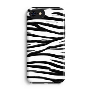 CaseCompany Zebra pattern: iPhone 8 Tough Case