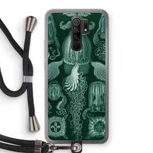 CaseCompany Haeckel Cubomedusae: Xiaomi Redmi 9 Transparant Hoesje met koord