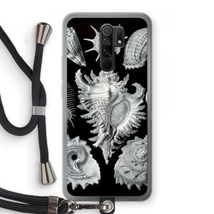 CaseCompany Haeckel Prosobranchia: Xiaomi Redmi 9 Transparant Hoesje met koord