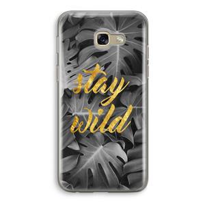 CaseCompany Stay wild: Samsung Galaxy A5 (2017) Transparant Hoesje