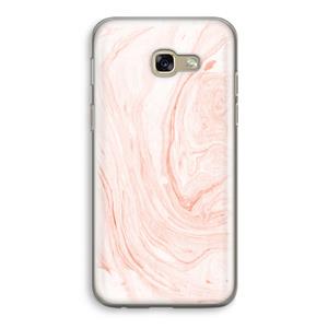 CaseCompany Peach bath: Samsung Galaxy A5 (2017) Transparant Hoesje