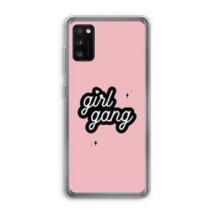 CaseCompany Girl Gang: Samsung Galaxy A41 Transparant Hoesje
