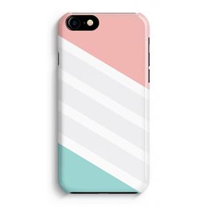 CaseCompany Strepen pastel: Volledig Geprint iPhone 7 Plus Hoesje