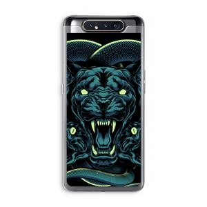 CaseCompany Cougar and Vipers: Samsung Galaxy A80 Transparant Hoesje