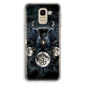 CaseCompany Sinister Wings: Samsung Galaxy J6 (2018) Transparant Hoesje