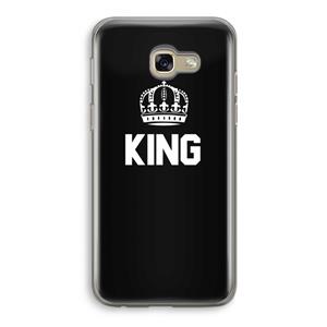 CaseCompany King zwart: Samsung Galaxy A5 (2017) Transparant Hoesje