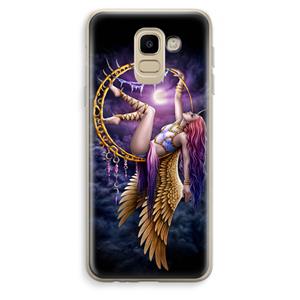 CaseCompany Aerial Angel: Samsung Galaxy J6 (2018) Transparant Hoesje