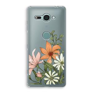 CaseCompany Floral bouquet: Sony Xperia XZ2 Compact Transparant Hoesje