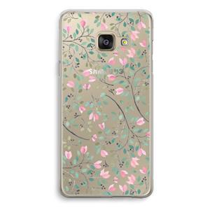 CaseCompany Sierlijke bloemen: Samsung Galaxy A3 (2016) Transparant Hoesje