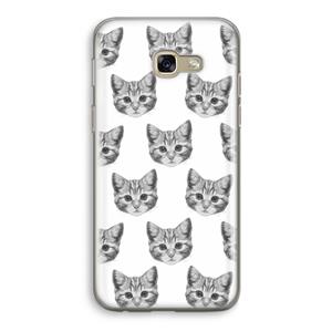 CaseCompany Kitten: Samsung Galaxy A5 (2017) Transparant Hoesje