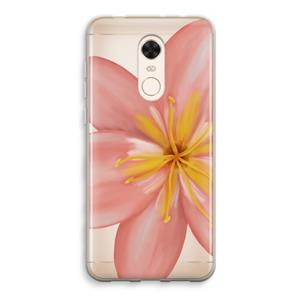 CaseCompany Pink Ellila Flower: Xiaomi Redmi 5 Transparant Hoesje
