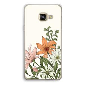 CaseCompany Floral bouquet: Samsung Galaxy A3 (2016) Transparant Hoesje