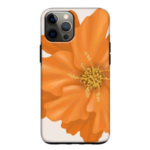 CaseCompany Orange Ellila flower: iPhone 12 Pro Tough Case