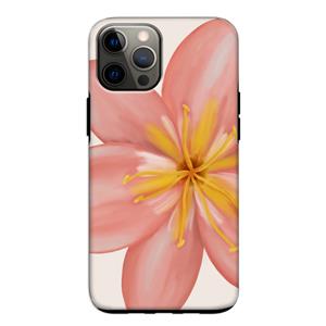 CaseCompany Pink Ellila Flower: iPhone 12 Pro Tough Case