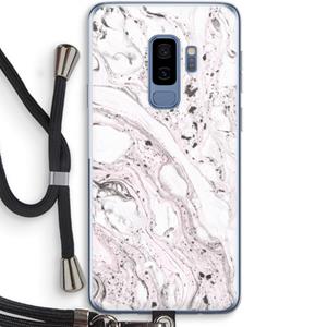 CaseCompany Mengelmoes: Samsung Galaxy S9 Plus Transparant Hoesje met koord