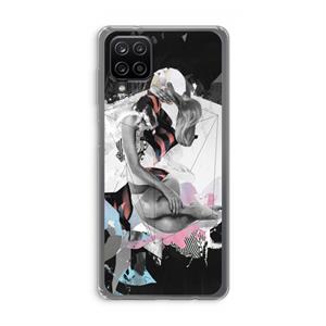 CaseCompany Camouflage de sommeil: Samsung Galaxy A12 Transparant Hoesje