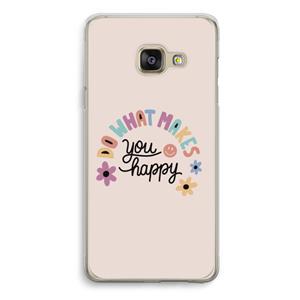 CaseCompany Happy days: Samsung Galaxy A3 (2016) Transparant Hoesje