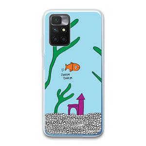 CaseCompany Aquarium: Xiaomi Redmi 10 Transparant Hoesje