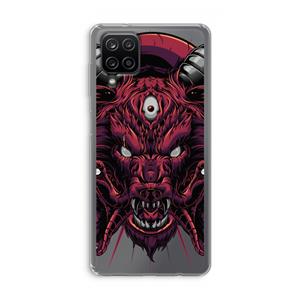 CaseCompany Hell Hound and Serpents: Samsung Galaxy A12 Transparant Hoesje