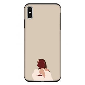 CaseCompany I drink wine: iPhone XS Max Tough Case