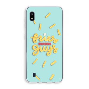 CaseCompany Always fries: Samsung Galaxy A10 Transparant Hoesje