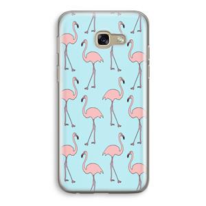 CaseCompany Anything Flamingoes: Samsung Galaxy A5 (2017) Transparant Hoesje