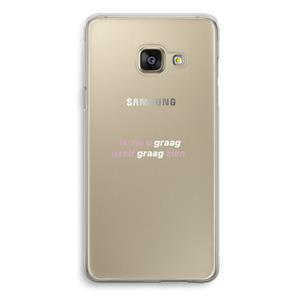 CaseCompany uzelf graag zien: Samsung Galaxy A3 (2016) Transparant Hoesje