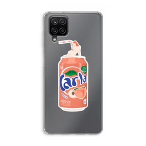 CaseCompany S(peach)less: Samsung Galaxy A12 Transparant Hoesje