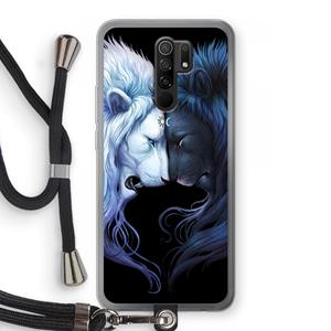 CaseCompany Brotherhood: Xiaomi Redmi 9 Transparant Hoesje met koord