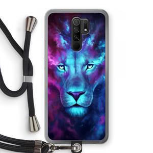 CaseCompany Firstborn: Xiaomi Redmi 9 Transparant Hoesje met koord