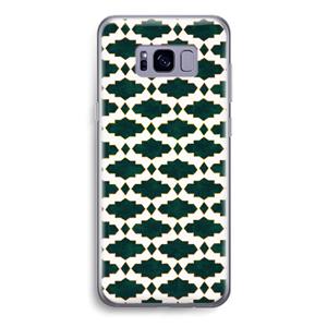 CaseCompany Moroccan tiles: Samsung Galaxy S8 Transparant Hoesje
