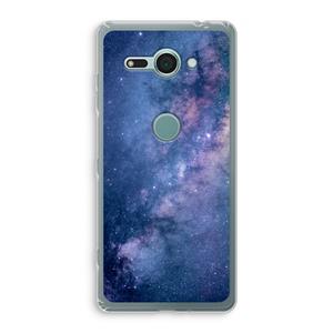 CaseCompany Nebula: Sony Xperia XZ2 Compact Transparant Hoesje