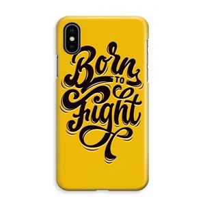 CaseCompany Born to Fight: iPhone XS Max Volledig Geprint Hoesje