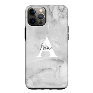 CaseCompany Ivory Marble: iPhone 12 Pro Tough Case