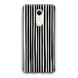 CaseCompany Stripes: Xiaomi Redmi 5 Transparant Hoesje