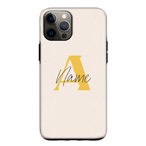 CaseCompany Amber Script: iPhone 12 Pro Tough Case