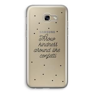 CaseCompany Confetti: Samsung Galaxy A5 (2017) Transparant Hoesje