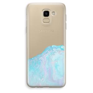 CaseCompany Fantasie pastel: Samsung Galaxy J6 (2018) Transparant Hoesje
