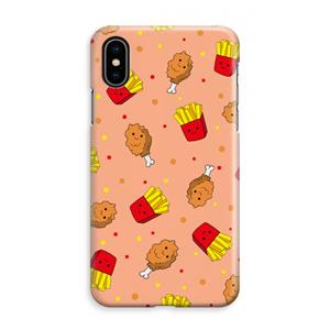 CaseCompany Chicken 'n Fries: iPhone XS Max Volledig Geprint Hoesje