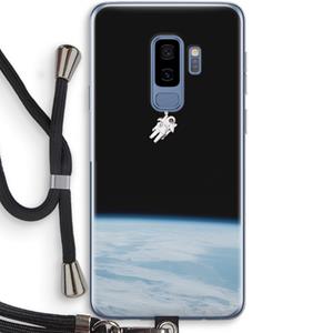 CaseCompany Alone in Space: Samsung Galaxy S9 Plus Transparant Hoesje met koord