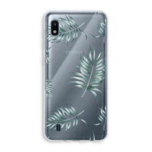 CaseCompany Simple leaves: Samsung Galaxy A10 Transparant Hoesje