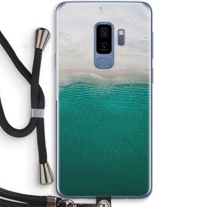 CaseCompany Stranded: Samsung Galaxy S9 Plus Transparant Hoesje met koord