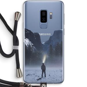 CaseCompany Wanderlust: Samsung Galaxy S9 Plus Transparant Hoesje met koord