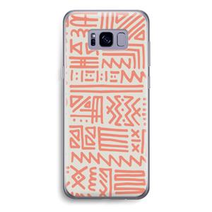 CaseCompany Marrakech Pink: Samsung Galaxy S8 Transparant Hoesje