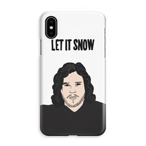 CaseCompany Let It Snow: iPhone XS Max Volledig Geprint Hoesje