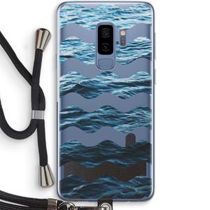 CaseCompany Oceaan: Samsung Galaxy S9 Plus Transparant Hoesje met koord