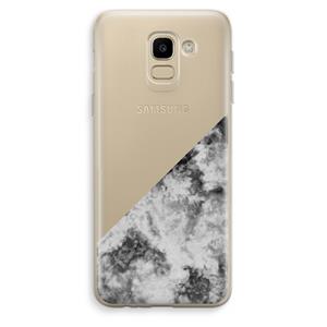 CaseCompany Onweer: Samsung Galaxy J6 (2018) Transparant Hoesje