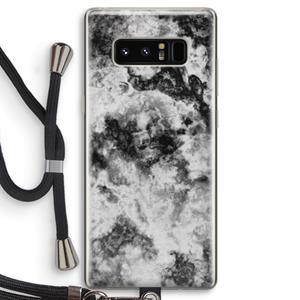 CaseCompany Onweer: Samsung Galaxy Note 8 Transparant Hoesje met koord