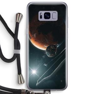 CaseCompany Mars Renaissance: Samsung Galaxy S8 Plus Transparant Hoesje met koord